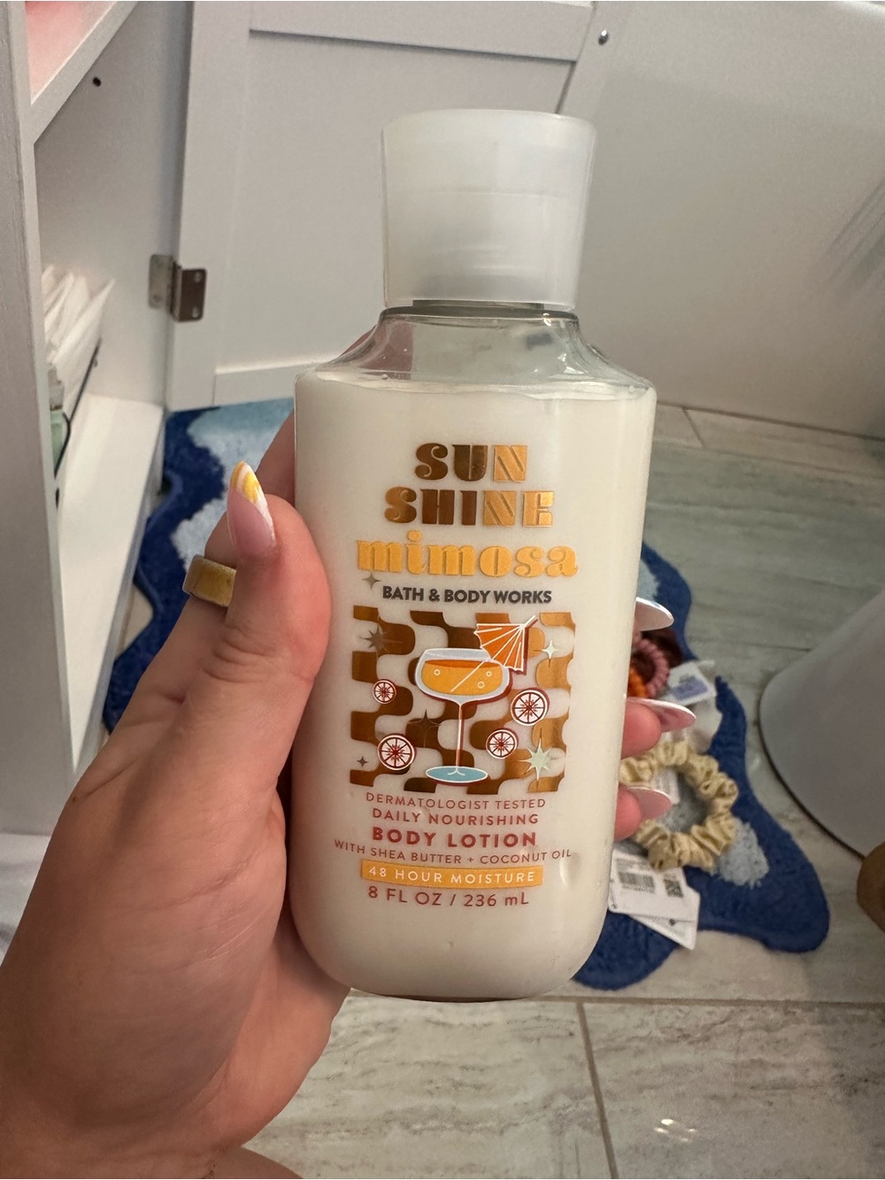 Bath & Body Works Sunshine Mimosa Body Lotion - White & Gold